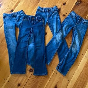 Girls Wrangler Jeans 10 Slim- bundle of 4